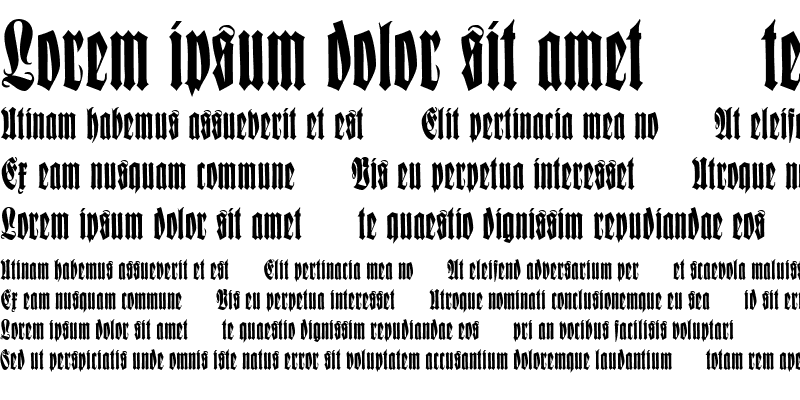 Wittenbach Font preview