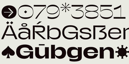 Arp 20 Font preview