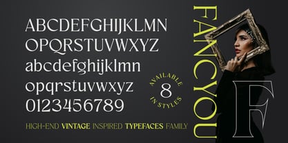 Fancyou Semibold Font preview