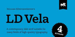 LD Vela SC Regular Font preview