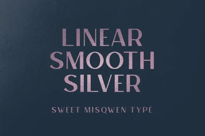 Linear Smooth Bold Font preview