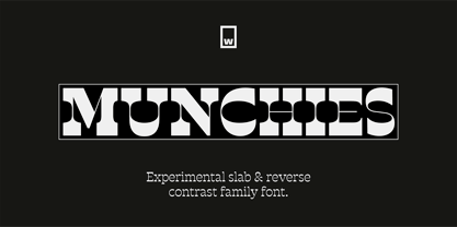 Munchies Heavy Display Font preview