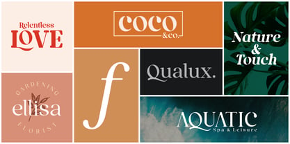Qualux Bold Italic Font preview