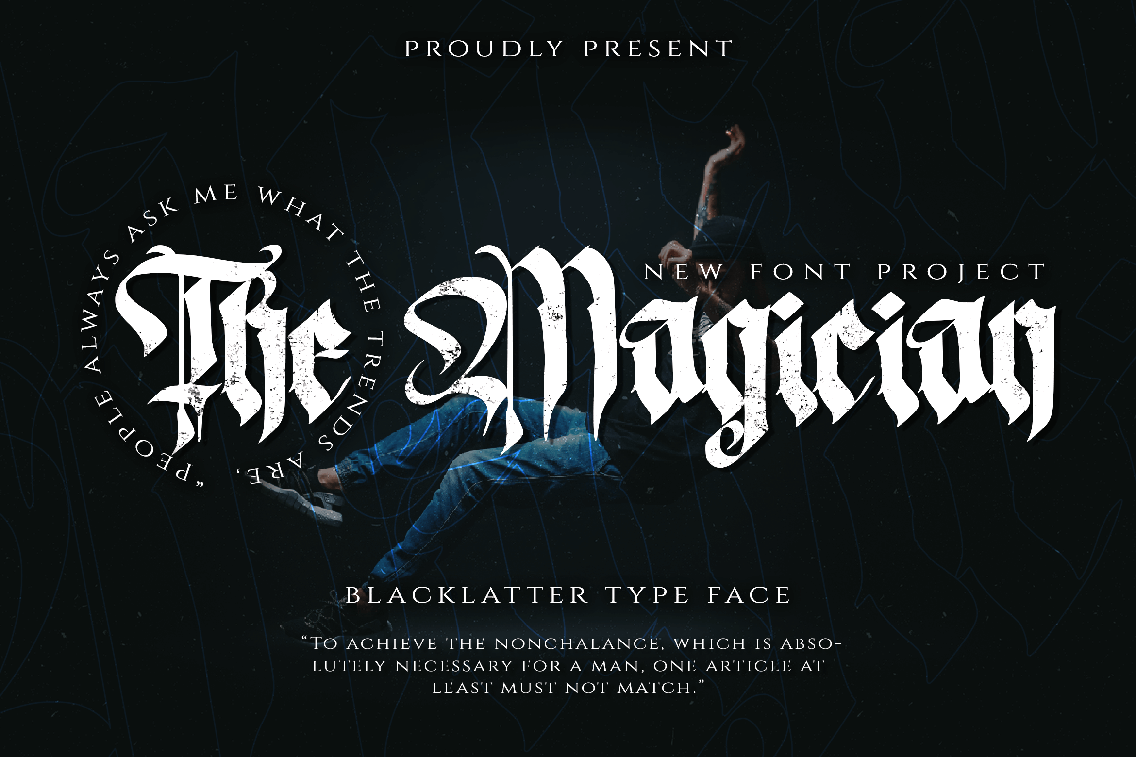 The Magician Regular Font preview