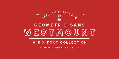Westmount Font preview