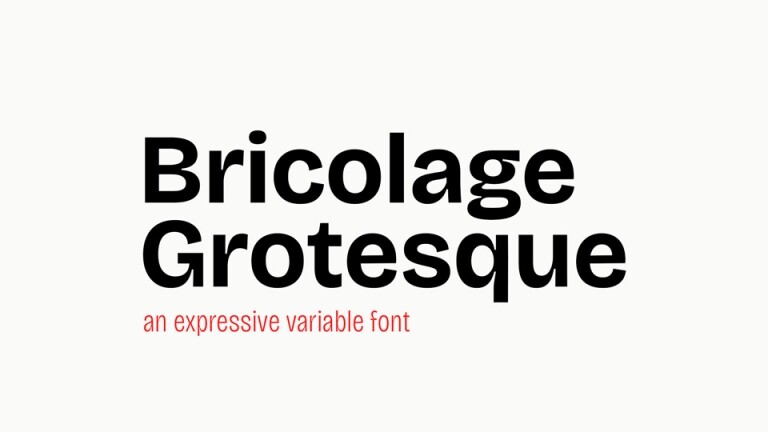 Bricolage Grotesque Medium Font preview