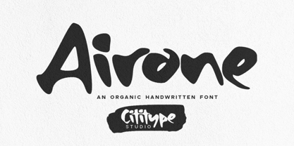 Airone Font preview