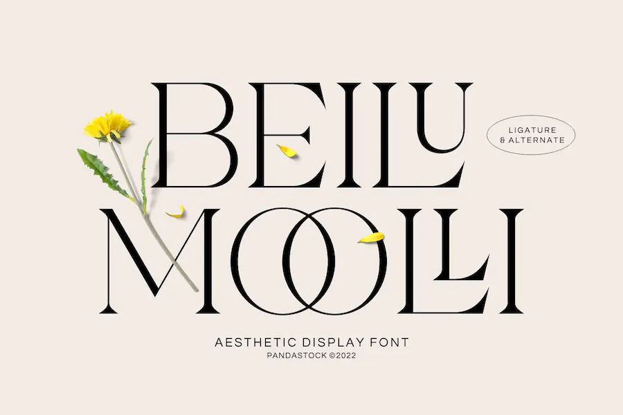 Beilu Mooli Font preview