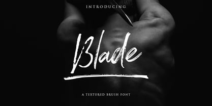 Blade Font preview