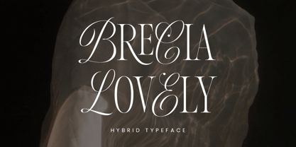 Brecia Lovely Font preview