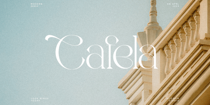 Cafela Regular Font preview