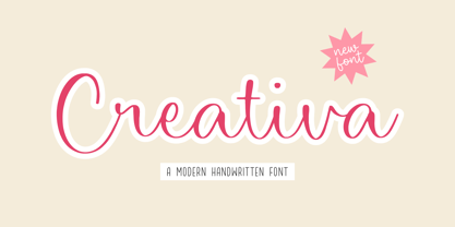 Creativa Font preview