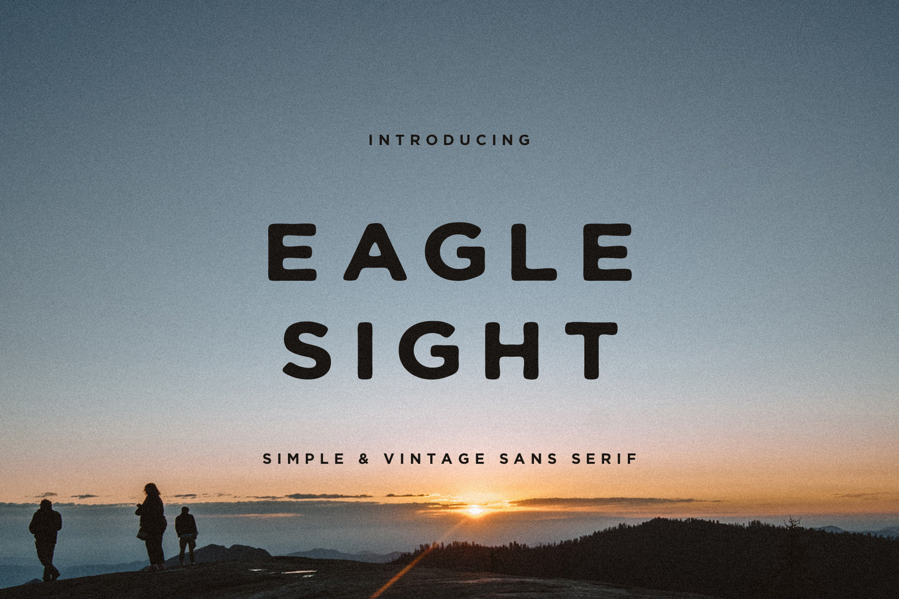 Eagle Sight Stamp Font preview