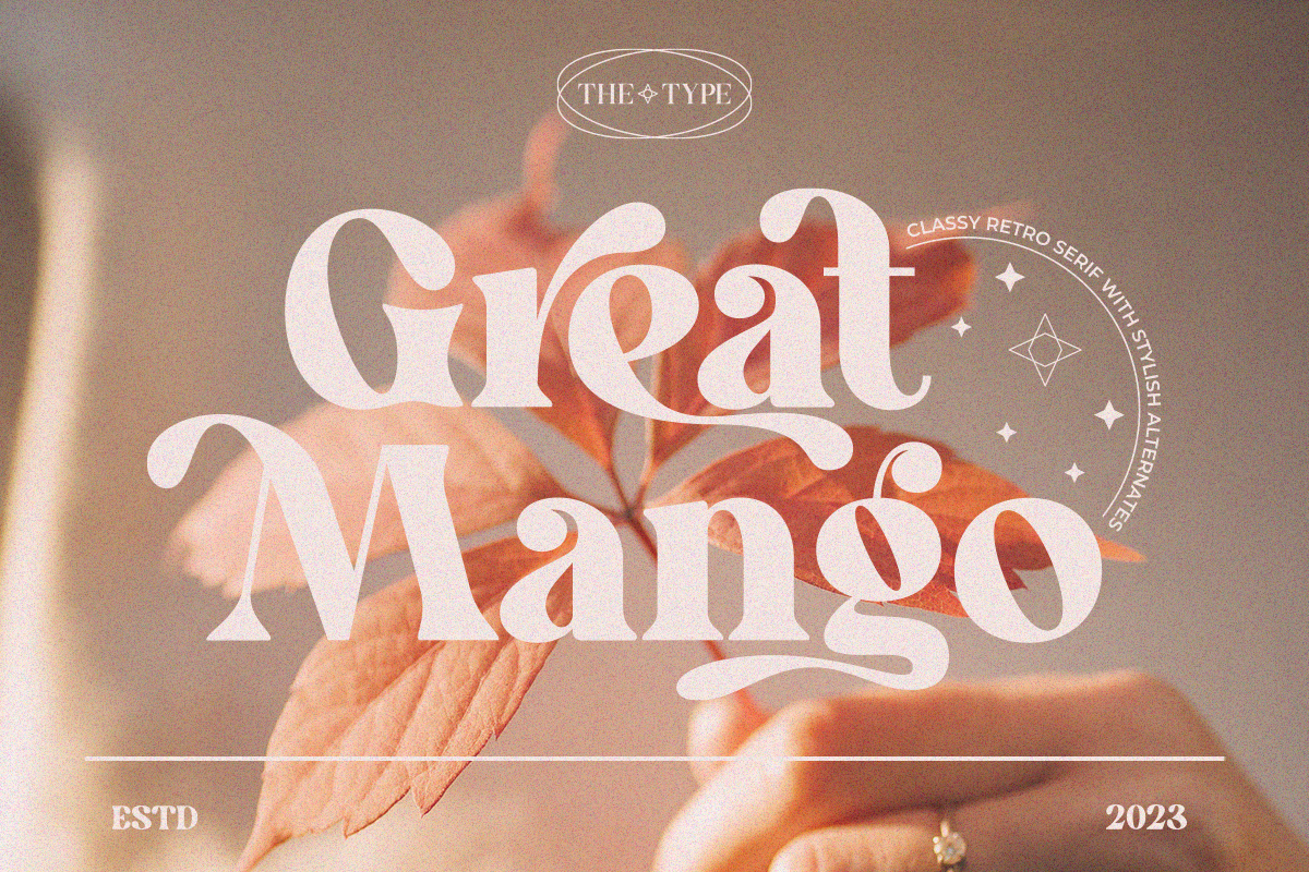 Great Mango Font preview