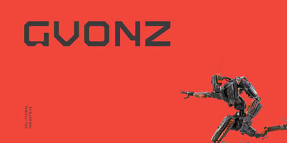 Gvonz Regular Font preview