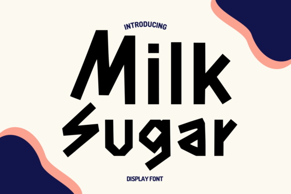 Milk Sugar Regular Font preview