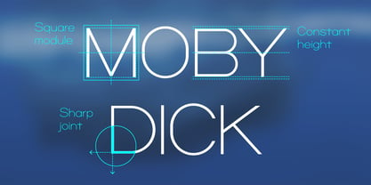 HU Mobydick Font preview