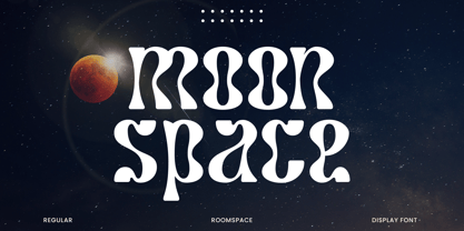Moonspace Font preview
