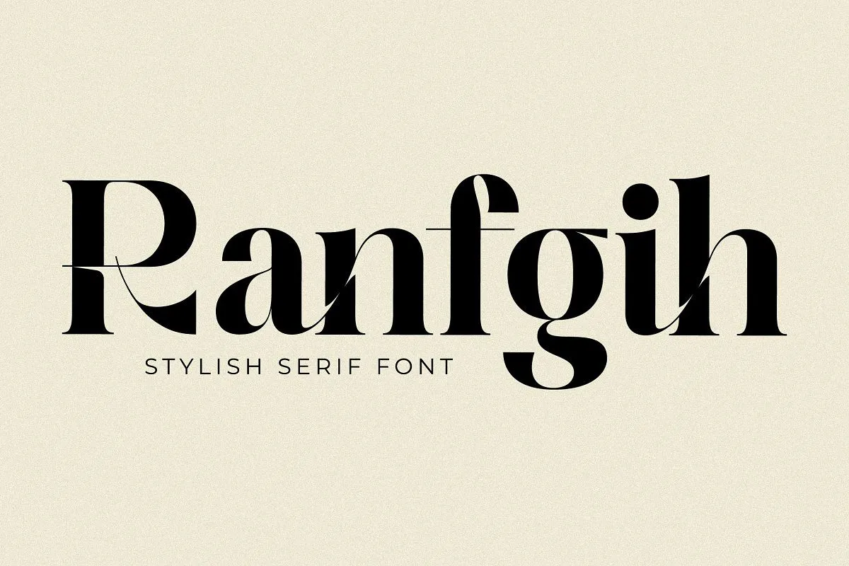 Ranfgih Italic Font preview