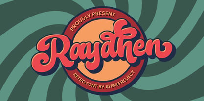 Raydhen Font preview