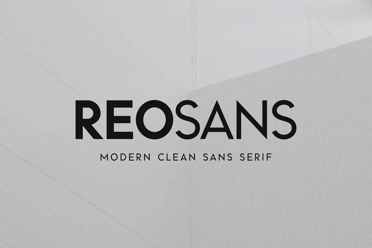 Reo Sans Font preview