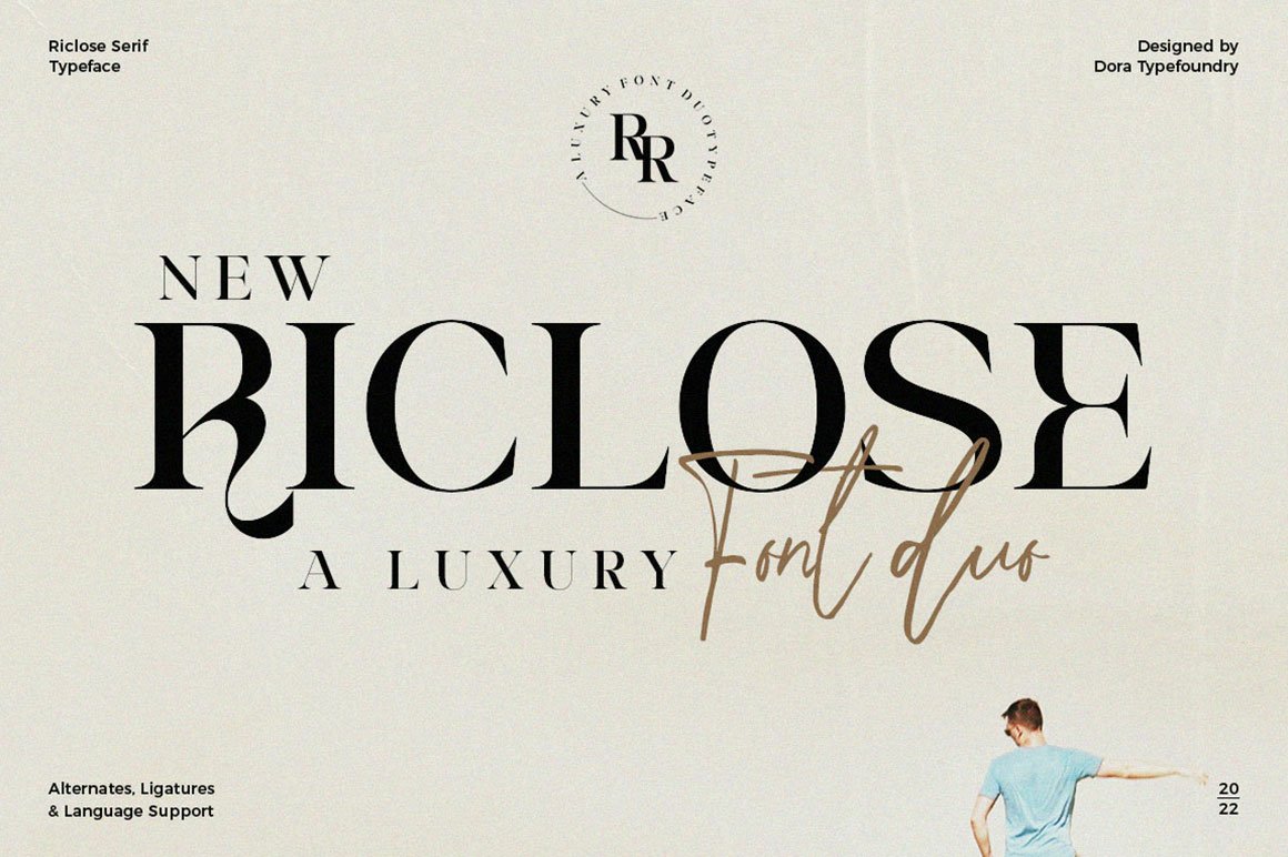 Riclose Font preview
