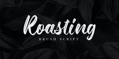 Roasting Font preview