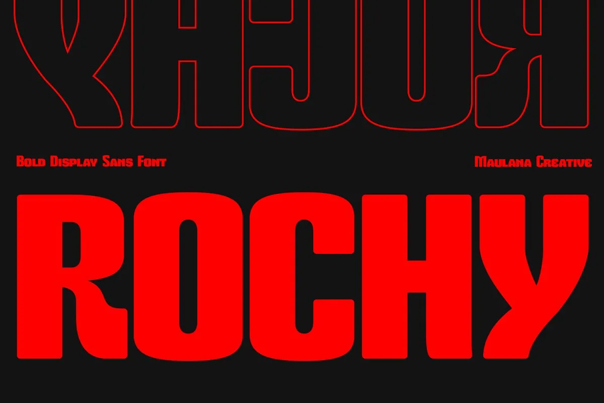 Rochy Regular Font preview
