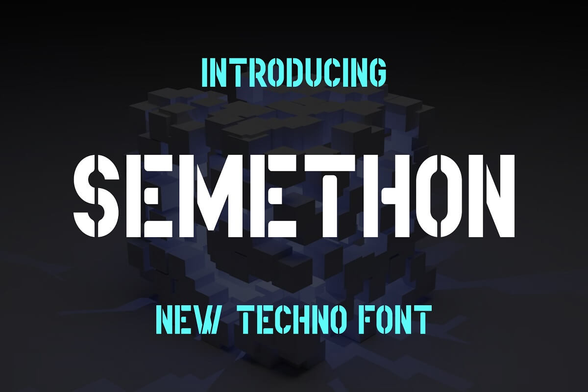 Semethon Font preview