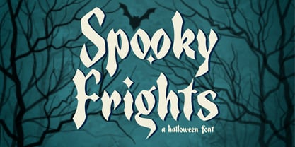 Spooky Frights Font preview