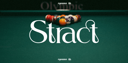 Stract Font preview