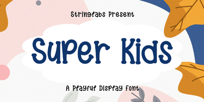 Super Kids Regular Font preview