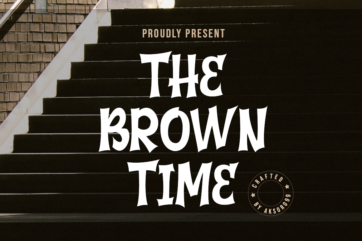 The Brown Times Font preview