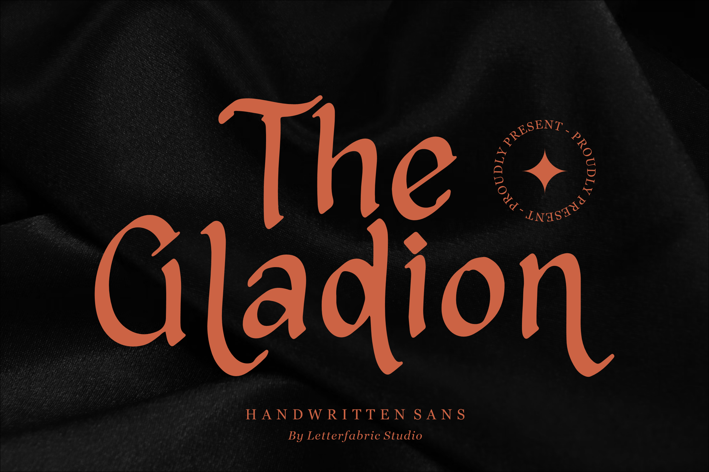 The Gladion Regular Font preview