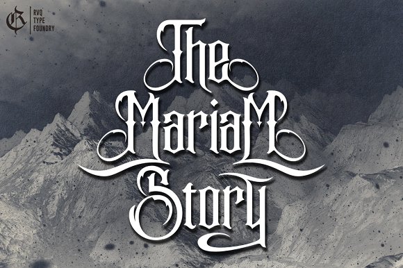The Mariam Story Font preview