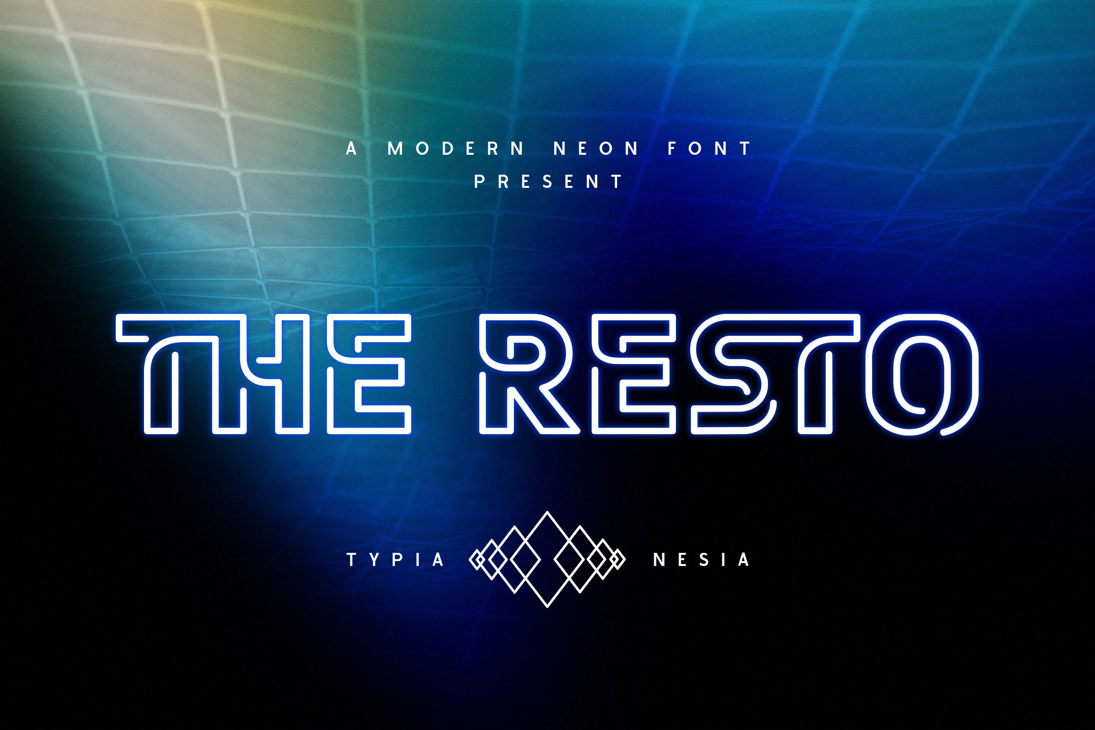 The Resto Font preview