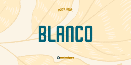 Blanco Regular Font preview