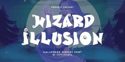 Wizard Illusion Regular Font preview