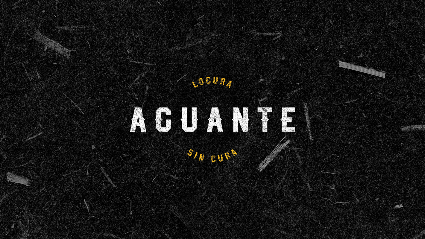 AGUANTE Font preview