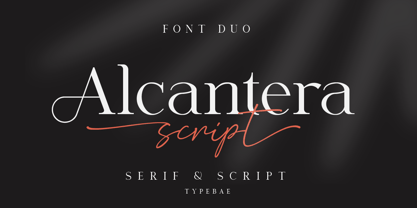 Alcantera Script Font preview