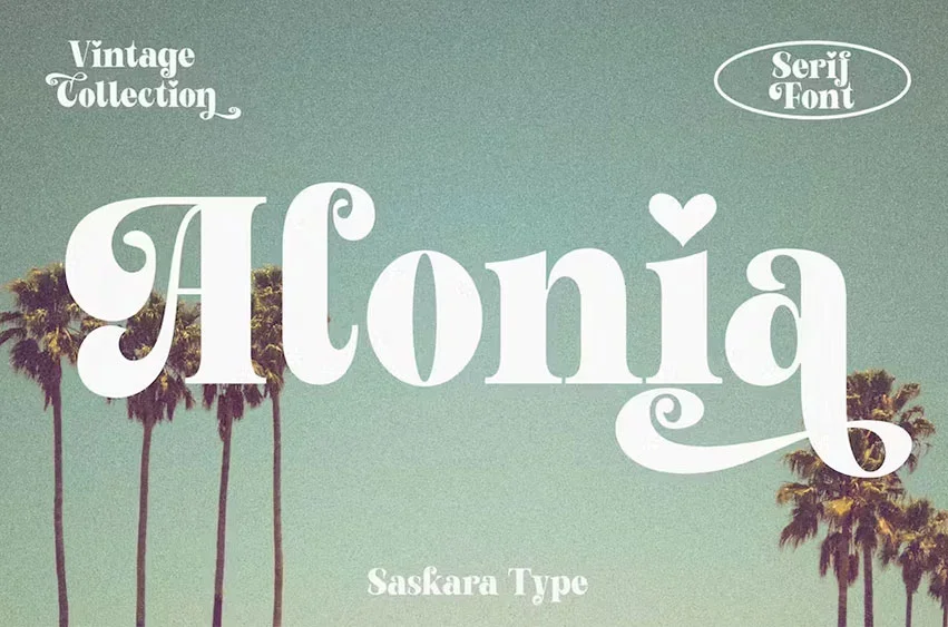 Alonia Regular Font preview