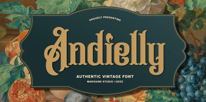 Andielly Regular Font preview