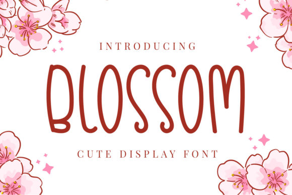 Blossom Font preview