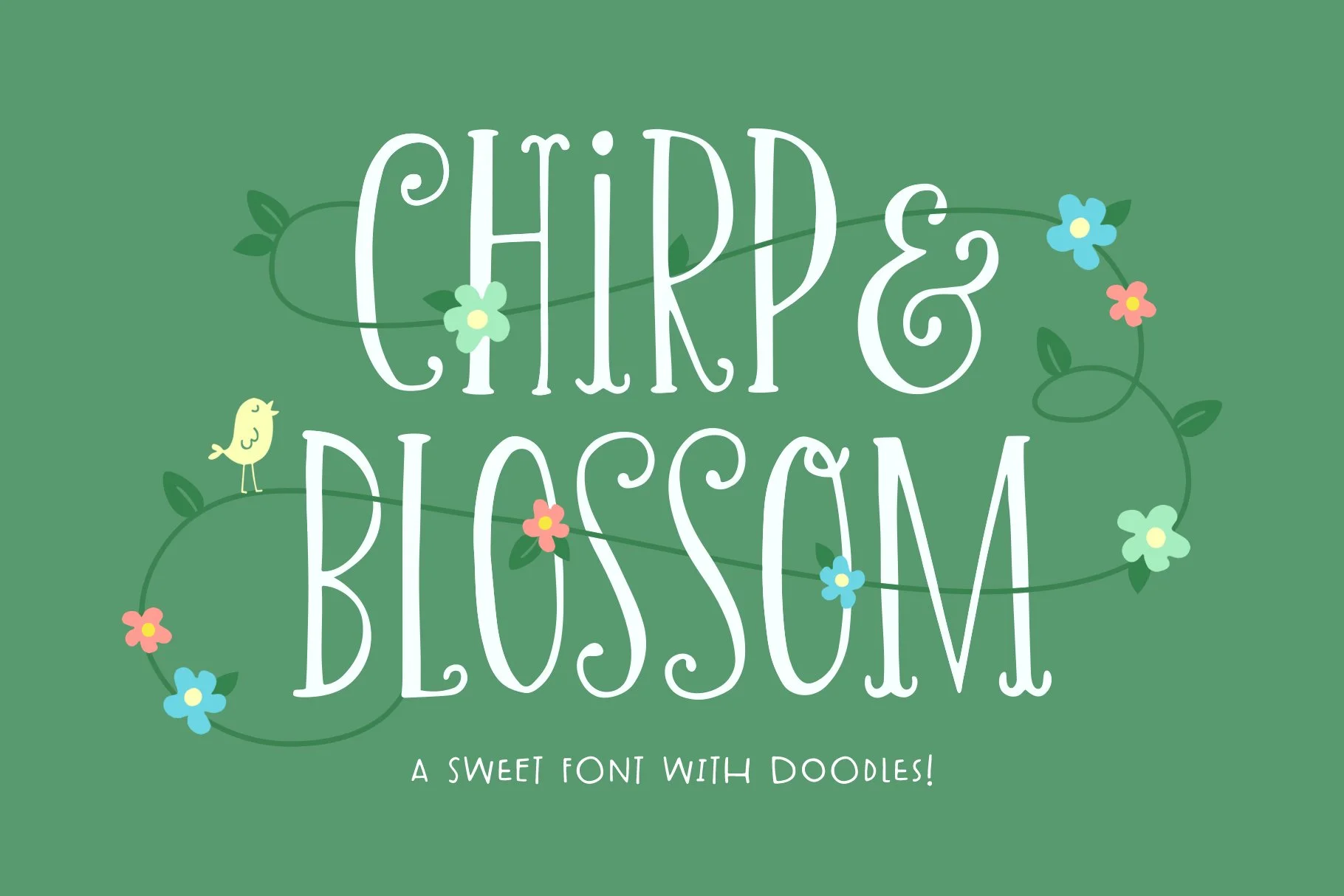 Chirp And Blossom Font preview