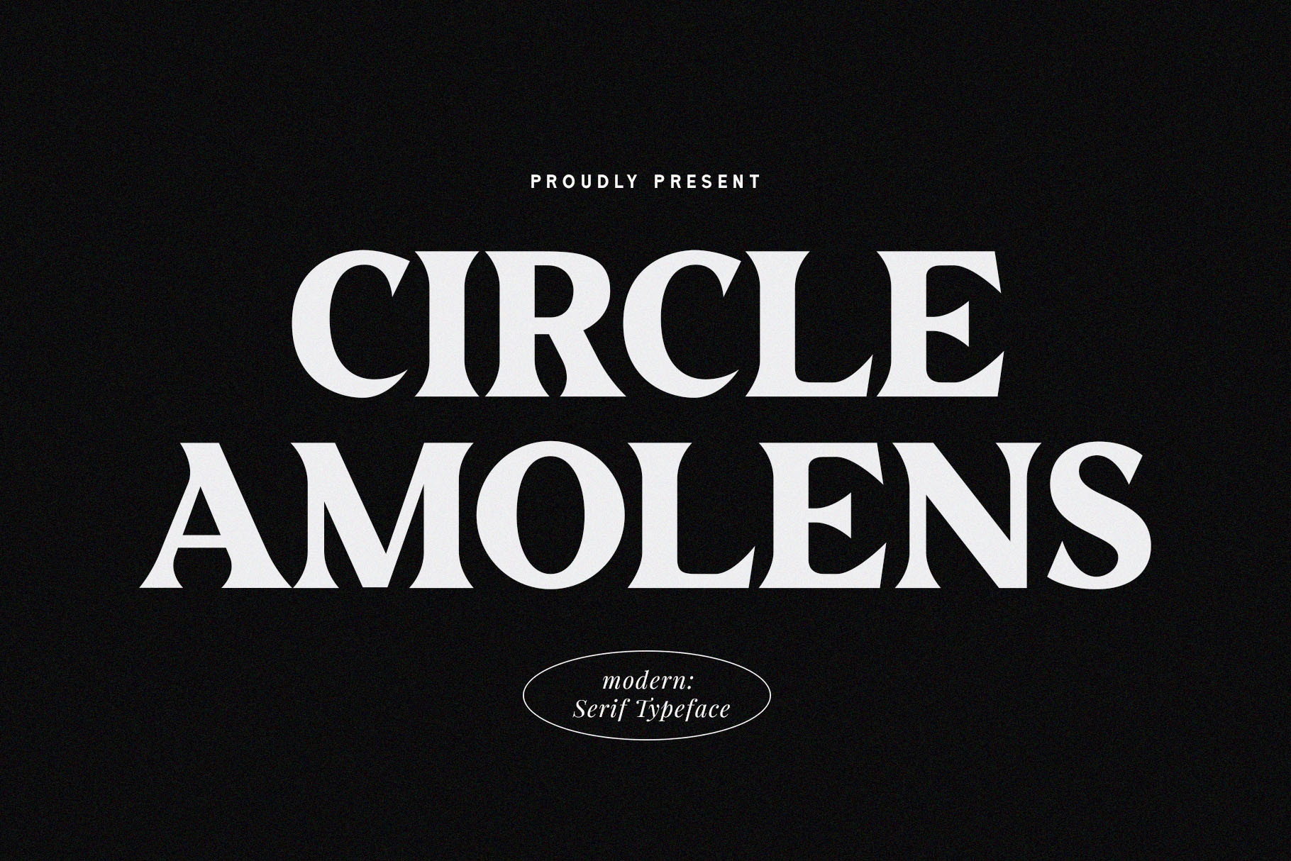 Circle Amolens Font preview