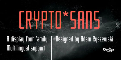 Crypto Font preview