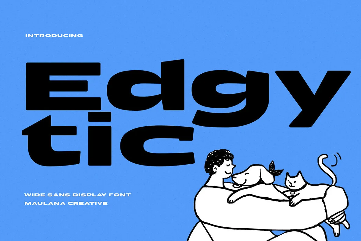 Edgytic Font preview