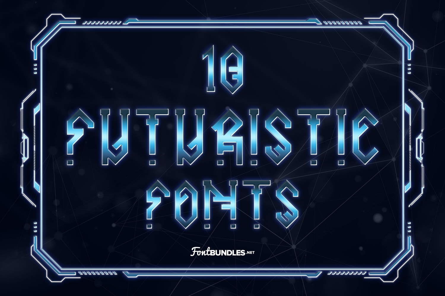 Futuristic Font preview