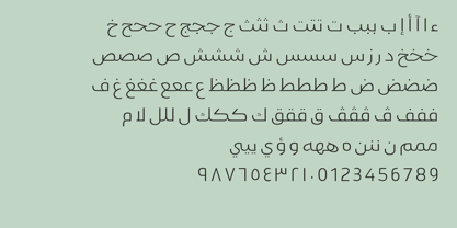 Gamila Arabic W05 Medium Font preview