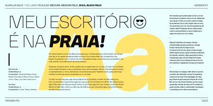 Guaruja Neue Extra Light Font preview